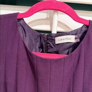 Calvin Klein Purple Sleeveless Dress